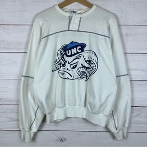 Vintage UNC North Carolina Tar Heels Sweatshirt Crewneck Pullover Retro Medium